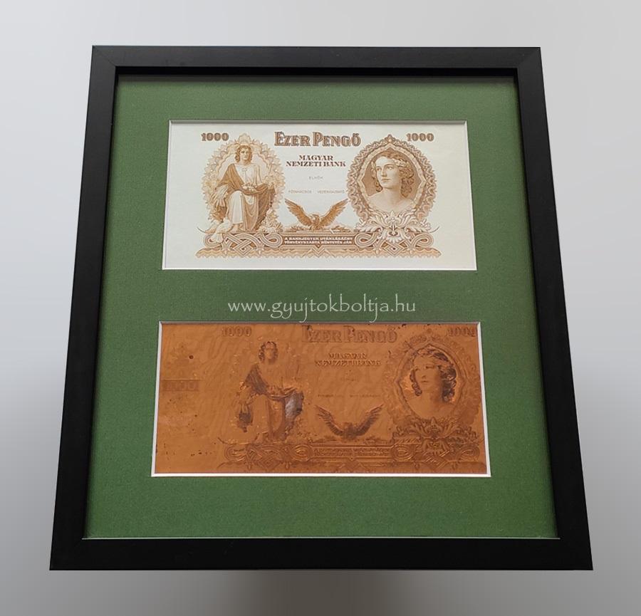 1000 peng 1943 vsett pozitv lemez + rzmetszet keretben!